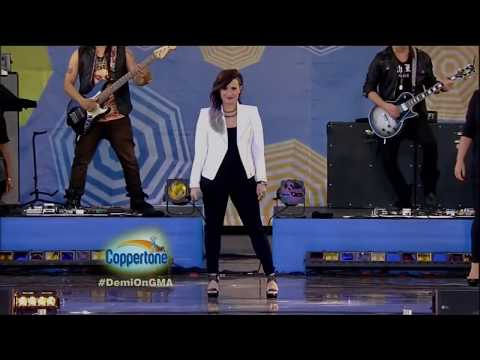 Demi Lovato ft. Cher Lloyd - Really Don't Care  @ Good Morning America - 06-06-14