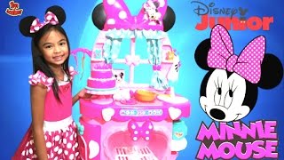 Minnie Mouse Sweet Surprises Kitchen By Disney Junior Unboxing | Toys Academy