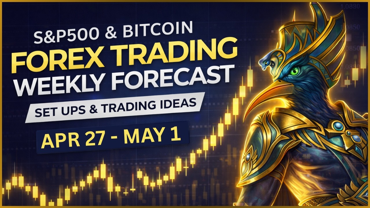 🎯 Weekly Forex Forecast | EURUSD, GBPUSD, USDJPY, BITCOIN, S&P500, AUDUSD, XAUUSD OIL (27/04/2026)