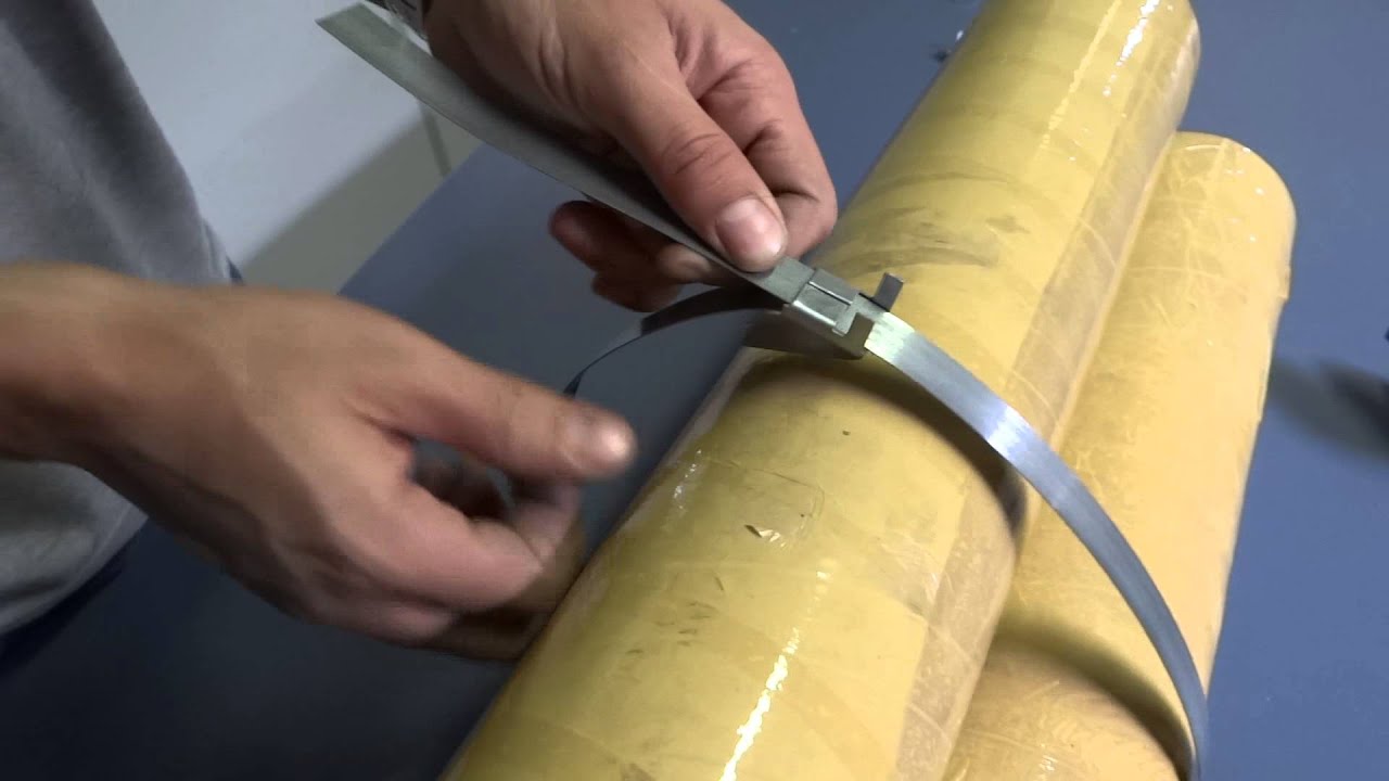 Watch Now Arqueação de fita de aço com esticador VR Arqueação de fita de aço com esticador VR