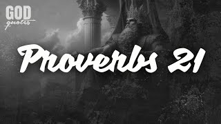 Proverbs 21 (NIV) | Audio Bible | Bible Reading | Scriptures | God Quotes
