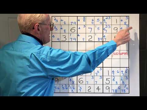 Tutorial # 37  1# repeated in a row or column within a block