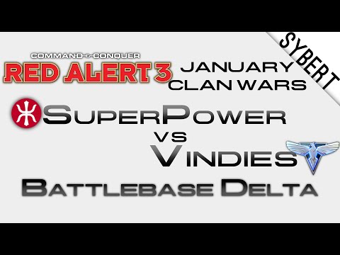 SuperPower[E] vs Vindies[A] - Jan Clan Wars - Red Alert 3