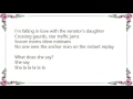 Fountains of Wayne - The Senator's Daughter Lyrics