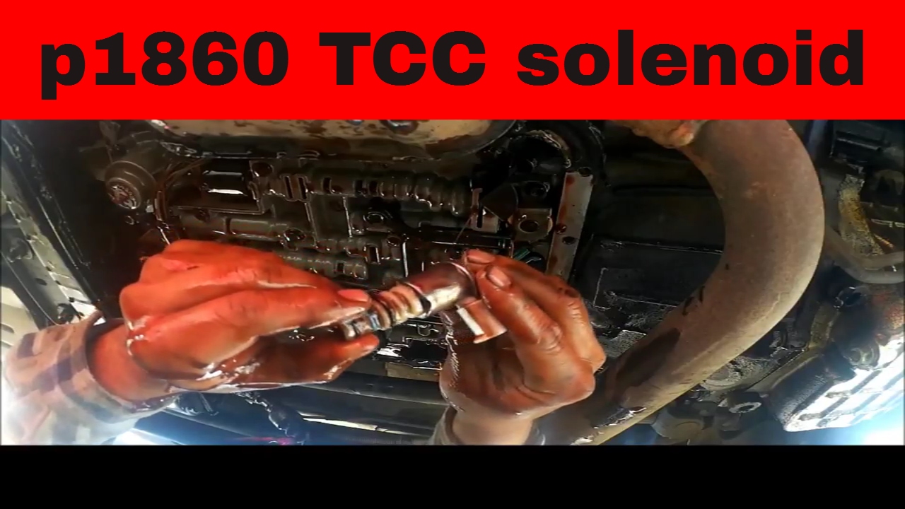 Como cambiar selenoides de transmision auto. chevy s10, blazer 4L60-E (p1860, p0785) tcc solenoid