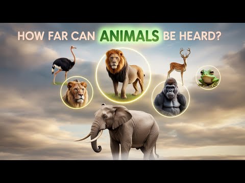 🦍🔉 Animals SOUND Distance | 3D Comparison