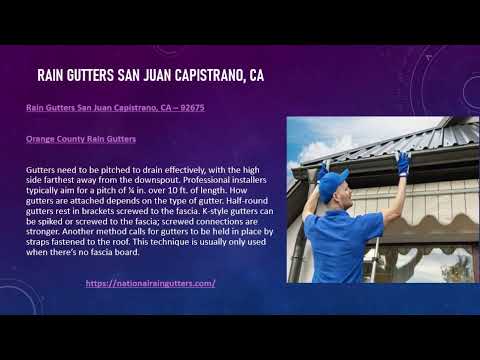 Rain Gutters San Juan Capistrano, CA