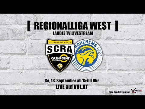 LIVE: SCR Altach Amateure vs. VFB Hohenems