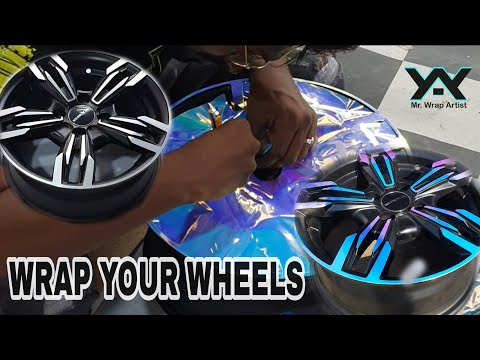 Alloy Wheel | Alloy Wheel Wrap | Modified | Mr Wrap Artist | Vinyl Wrap