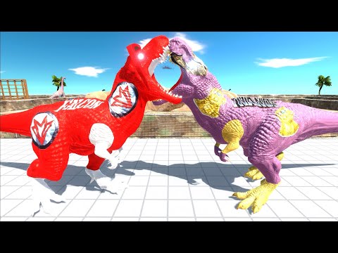 FALCON T REX DEATH RUN - Animal Revolt Battle Simulator