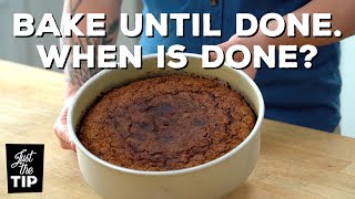 How To Tell When Your Cake Is Done Baking | Just The Tip | Steve Konopelski