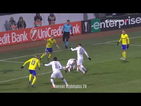 Zlín vs Lokomotiv Moscow 0-2 All Goals and Highlights Europa League December 7 , 2017