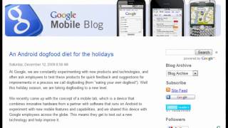 The Google Phone: First Details