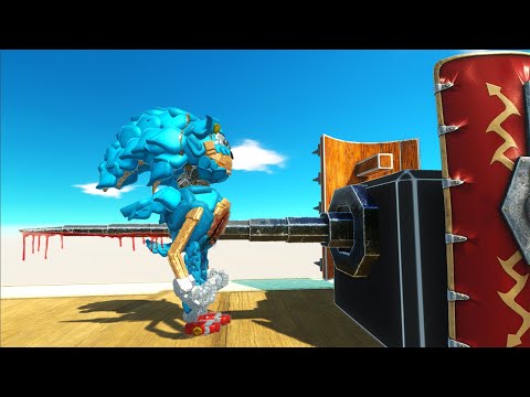 Can mutant and mecha units destroy the box - Animal Battle simulator ( Joker , SuperMario , Venom)