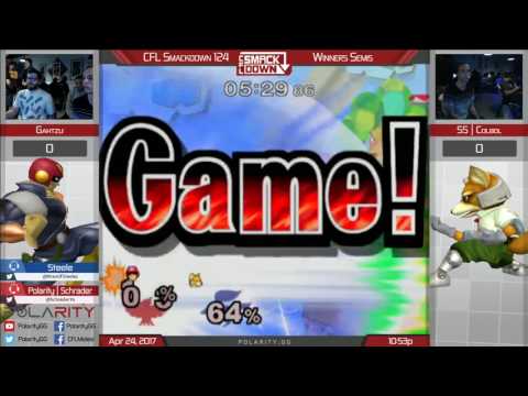 CFL Smackdown 124 Melee - Gahtzu (Falcon) vs SS | Colbol (Fox) - Winners Semis