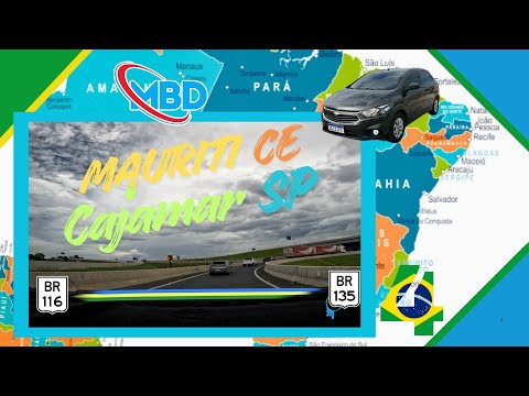 BRASIL 2026 VIAGEM MAURITI CE A CAJAMAR SP DA DIVISA ALEGRE MG ATÉ MONTES CLAROS MINAS GERAIS .