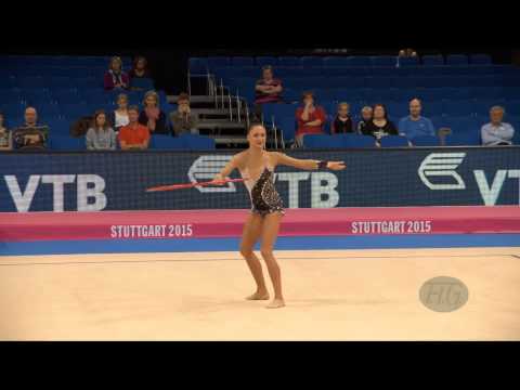 Jana BEREZKO-MARGGRANDER (GER) 2015 Rhythmic Worlds Stuttgart - Qualifications Hoop