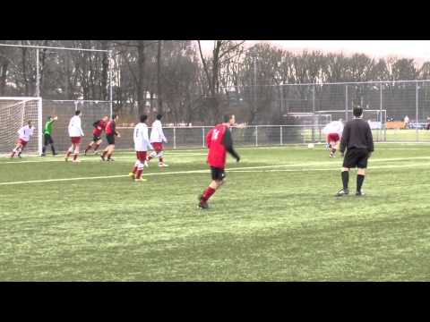 BVV Barendrecht 18 - VV Oude Maas 8 gespeeld op 09-02-2013
