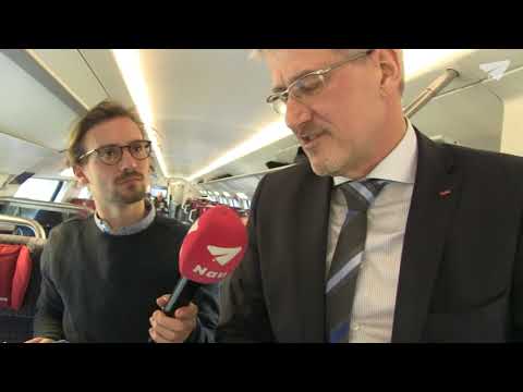 Erste Fahrt mit dem neuen Doppelstöcker der SBB