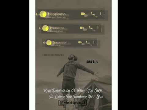 depration In Life😭😭 Lyrics Of The Song 2.0