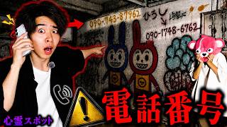 【真似禁止】心霊スポットにある『ラクガキの電話番号』にかけたらヤバい場所に繋がった…