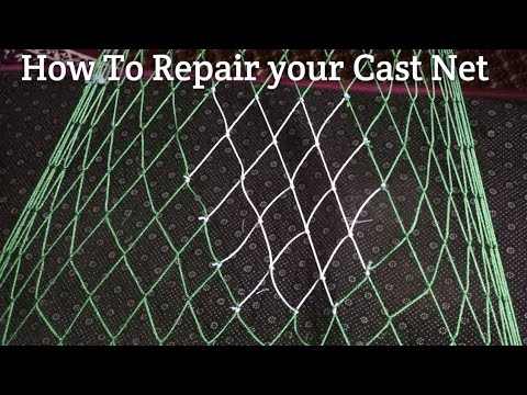how to repair net | net mending | fish net repairing
