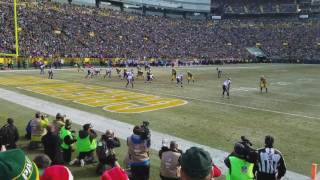 Aaron Rodgers Lambeau leap 12/24/16