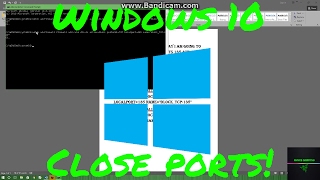 How to close ports 135 and 445 in Windows 10 !