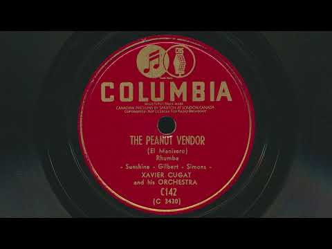 1940 XAVIER CUGAT The Peanut Vendor (El Manisero) - 78 RPM Record