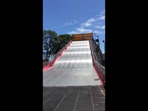 Epic FAIL on the giant slide at Belle Isle!!