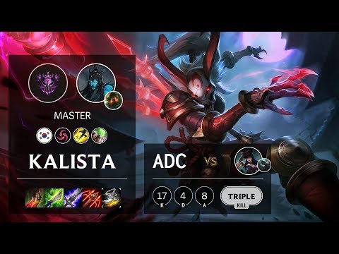Kalista ADC vs Caitlyn - KR Master Patch 10.12