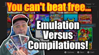 You Can't Beat FREE Retro Emulation! Paid Compilations Versus Emulating Games!