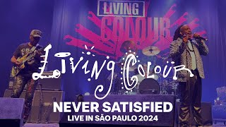 LIVING COLOUR | Never Satisfied | Live In São Paulo 2024 | 4K | #livingcolour #rock #liveconcert