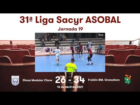 31ª Liga Sacyr ASOBAL J27: Dicsa Modular Cisne - Fraikin BM. Granollers 26-34