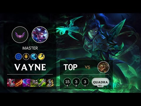 Vayne Top vs Renekton - EUW Master Patch 12.5