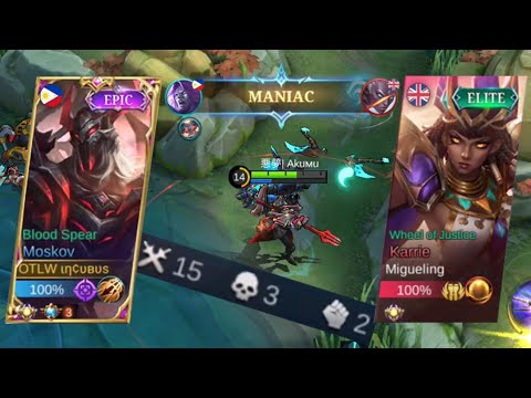 TOP SUPREME MOSKOV VS KARRIE NEW SKIN! WHO IS THE KING OF DASH?! MLBB