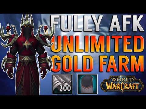 FULLY AFK GOLD FARM! Make THOUSANDS of Gold Per Hour AFK! Shadowlands Gold Farm! | World of Warcraft