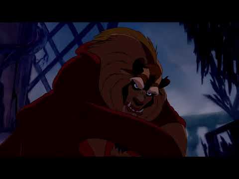 Beauty And The Beast (1991) The Beast Frightens Belle Then Saves Her