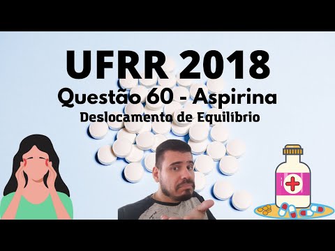 UFRR 2018: O ácido acetilsalicílico (AAS), componente principal da aspirina, é um medicamento tomado