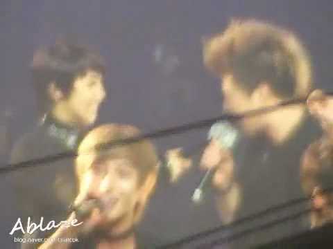 [Fancam]100528 music bank Super Junior - Encore main Sungmin