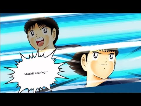 Captain Tsubasa Dream Team: Hyuga + Misaki + Tsubasa | Flash Raiju Shot (6th anniversary version)