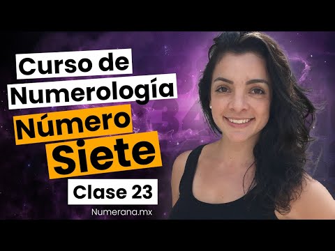 ¿QUÉ significa el NÚMERO 7 para la NÚMEROLOGIA? 🌌 Curso de NUMEROLOGÍA