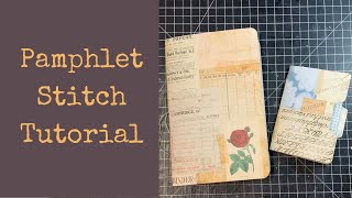 Pamphlet Stitch Tutorial - 3 & 5 hole