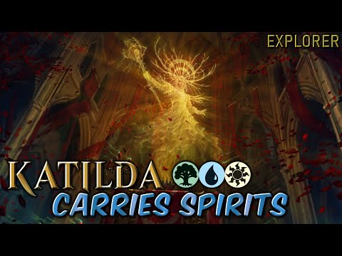 Bant Spirits - Katilda Carrying The Team? | Explorer BO3 Ranked | MTG Arena