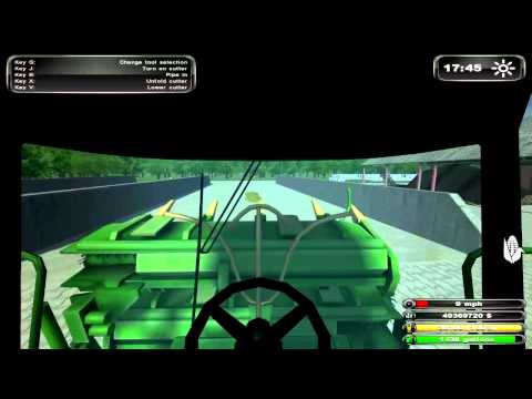 Farming Simulator 2011: Chopping corn with Krone Big X 1000