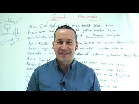 Almanca C1 İleri Seviye Ders - 29 Gerundiv als Passiversatz - Bölüm - 1