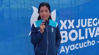 Gaby Soto puesto 9 en la contrarreloj individual en los Juegos Bolivarianos 2025