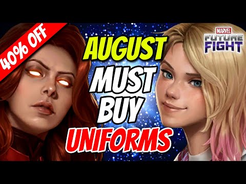 AUGUST All Uniform 40% Discount Guide! - Marvel Future Fight | MFF