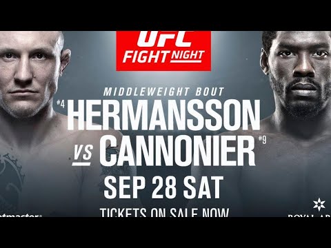 UFC COPENHAGEN LIVE - HERMANSSON VS CANNONIER LIVESTREAM - FULL FIGHT COMPANION ESPN+ 18