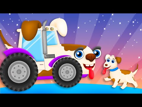 Traktor Tralalaktor przemalowany 🐶 – Piosenki dla Dzieci – Z Miłości do Dzieci